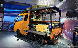 荷台を有効活用した軽トラックや走破性を高めたハイエースなど、進化を遂げる『アウトドア仕様』のカスタマイズ最前線・・・東京オートサロン2026