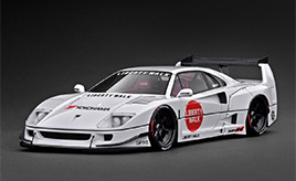【ミニカー】F40のカスタム仕様 リバティウォークのデモカー「LB-WORKS 40」